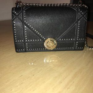 Dior Diorama Black grained Calfskin leather Bag